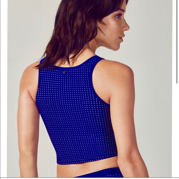 NWOT Blue Valentina Swim Top Size M - Picture 2 of 7